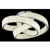 Illuminazione Globo Lighting Mucky Plafoniera LED Cromo, 1-Luce, Telecomando