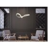 Illuminazione Globo Lighting Neil Lampadario a sospensione LED Cromo, 1-Luce, Telecomando