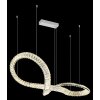 Illuminazione Globo Lighting Neil Lampadario a sospensione LED Cromo, 1-Luce, Telecomando