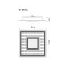 Illuminazione Globo Lighting Woody Plafoniera LED Écru, Nero, 1-Luce