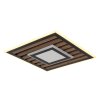 Illuminazione Globo Lighting Woody Plafoniera LED Écru, Nero, 1-Luce
