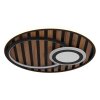 Illuminazione Globo Lighting Woody Plafoniera LED Écru, Nero, 1-Luce