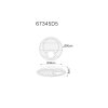 Illuminazione Globo Lighting Woody Plafoniera LED Écru, Nero, 1-Luce