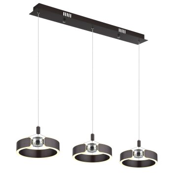 Illuminazione Globo Lighting Hendricks Lampadario a sospensione LED Bronzo, 1-Luce