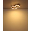 Illuminazione Globo Lighting Tisha Plafoniera LED Écru, Nero, 1-Luce