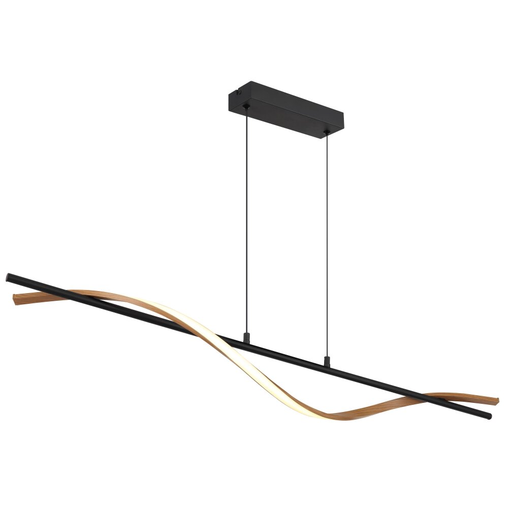 Illuminazione Globo Lighting Watkins Lampadario a sospensione LED Nero, 1-Luce main product photo