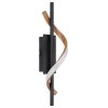 Illuminazione Globo Lighting Watkins Applique LED Nero, 1-Luce