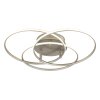 Illuminazione Globo Lighting Kombos Plafoniera LED Nichel opaco, 1-Luce