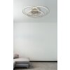 Illuminazione Globo Lighting Kombos Plafoniera LED Nichel opaco, 1-Luce