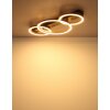 Illuminazione Globo Lighting Dakari Plafoniera LED Nero, 1-Luce