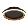 Illuminazione Globo Lighting Dakari Plafoniera LED Nero, 1-Luce