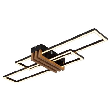 Illuminazione Globo Lighting Dakari Plafoniera LED Écru, Nero, 1-Luce