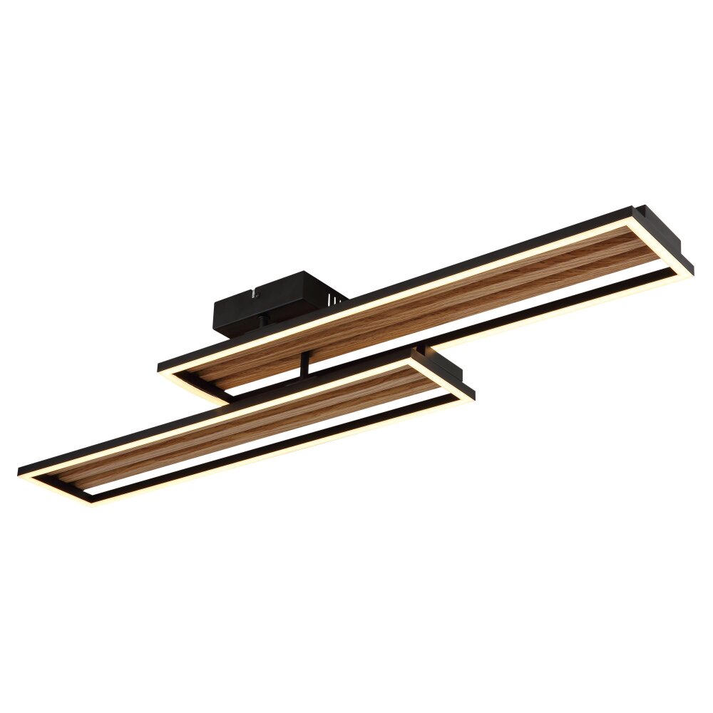 Illuminazione Globo Lighting Dakari Plafoniera LED Nero, 1-Luce main product photo