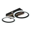 Illuminazione Globo Lighting Blevins Plafoniera LED Écru, Nero, 1-Luce