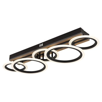 Illuminazione Globo Lighting Blevins Plafoniera LED Écru, Nero, 1-Luce