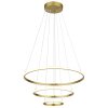 Illuminazione Globo Lighting Corine Lampadario a sospensione LED Oro, 1-Luce