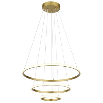 Illuminazione Globo Lighting Corine Lampadario a sospensione LED Oro, 1-Luce