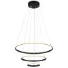 Illuminazione Globo Lighting Corine Lampadario a sospensione LED Nero, 1-Luce