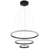 Illuminazione Globo Lighting Corine Lampadario a sospensione LED Nero, 1-Luce