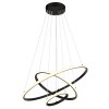 Illuminazione Globo Lighting Corine Lampadario a sospensione LED Nero, 1-Luce