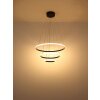 Illuminazione Globo Lighting Corine Lampadario a sospensione LED Nero, 1-Luce