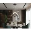 Illuminazione Globo Lighting Corine Lampadario a sospensione LED Nero, 1-Luce