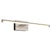 Illuminazione Globo Lighting Jaime Applique LED Nichel opaco, 1-Luce, Telecomando