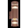 Illuminazione Globo Lighting Hayes Applique Bronzo, 2-Luci