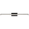 Illuminazione Globo Lighting Bennett Applique LED Nero, 1-Luce