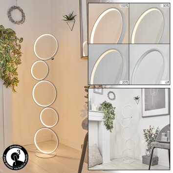 Kermoguen Lampada da terra LED Bianco, 1-Luce