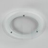 Ipres Plafoniera, Panel LED Argento, Bianco, 1-Luce