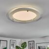 Ipres Plafoniera, Panel LED Argento, Bianco, 1-Luce