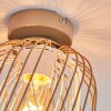 Narla Plafoniera Sabbia, Bianco, 1-Luce
