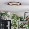 Lidor Plafoniera LED Nero, 1-Luce