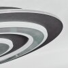 Lidor Plafoniera LED Nero, 1-Luce