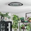 Lidor Plafoniera LED Nero, 1-Luce