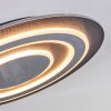 Lidor Plafoniera LED Nero, 1-Luce
