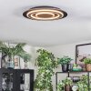 Lidor Plafoniera LED Nero, 1-Luce