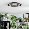 Lidor Plafoniera LED Nero, 1-Luce