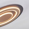 Lidor Plafoniera LED Nero, 1-Luce