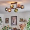 Gastor Plafoniera, Lampada a sfera Blu, Verde, Chiaro, Ramato, 6-Luci