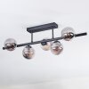 Chehalis Plafoniera, Lampada a sfera Grigio fumo, 5-Luci