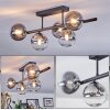 Chehalis Plafoniera, Lampada a sfera Chiaro, Grigio fumo, 5-Luci Chehalis Plafoniera, Lampada a sfera Chiaro, Grigio fumo, 5-Luci