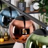 Koyoto Lampadario a sospensione, Lampada a sfera, Lampada a sospensione Blu, Verde, Ramato, 4-Luci