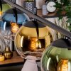Koyoto Lampadario a sospensione, Lampada a sfera, Lampada a sospensione Blu, Oro, Verde, Chiaro, 4-Luci Koyoto Lampadario a sospensione, Lampada a sfera, Lampada a sospensione Blu, Oro, Verde, Chiaro, 4-Luci
