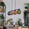 Gastor Lampadario a sospensione, Lampada a sfera, Lampada a sospensione Blu, Cromo, Verde, Ramato, Grigio fumo, 4-Luci