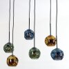 Ripoll Lampadario a sospensione, Lampada a sfera, Lampada a sospensione Blu, Verde, Ramato, 6-Luci