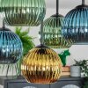 Koyoto Plafoniera, Lampada a sfera Blu, Oro, Verde, 5-Luci