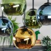 Koyoto Plafoniera, Lampada a sfera Blu, Oro, Verde, 5-Luci