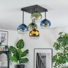 Koyoto Plafoniera, Lampada a sfera Blu, Oro, Verde, Chiaro, 5-Luci